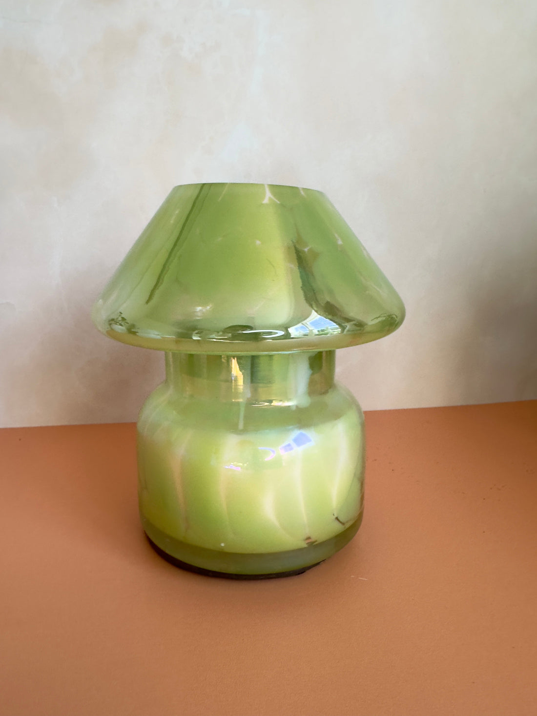 Suki Home The Mushroom Candle Lamp in Lime