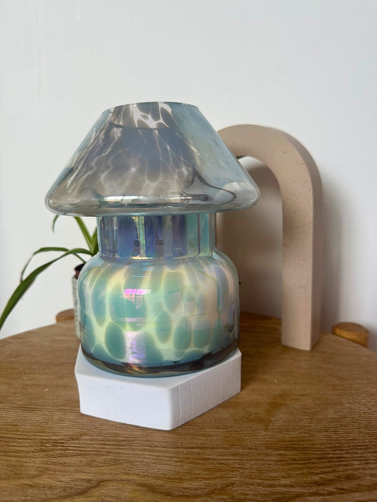 Suki Home Baby Blue Mushroom Candle Lamp