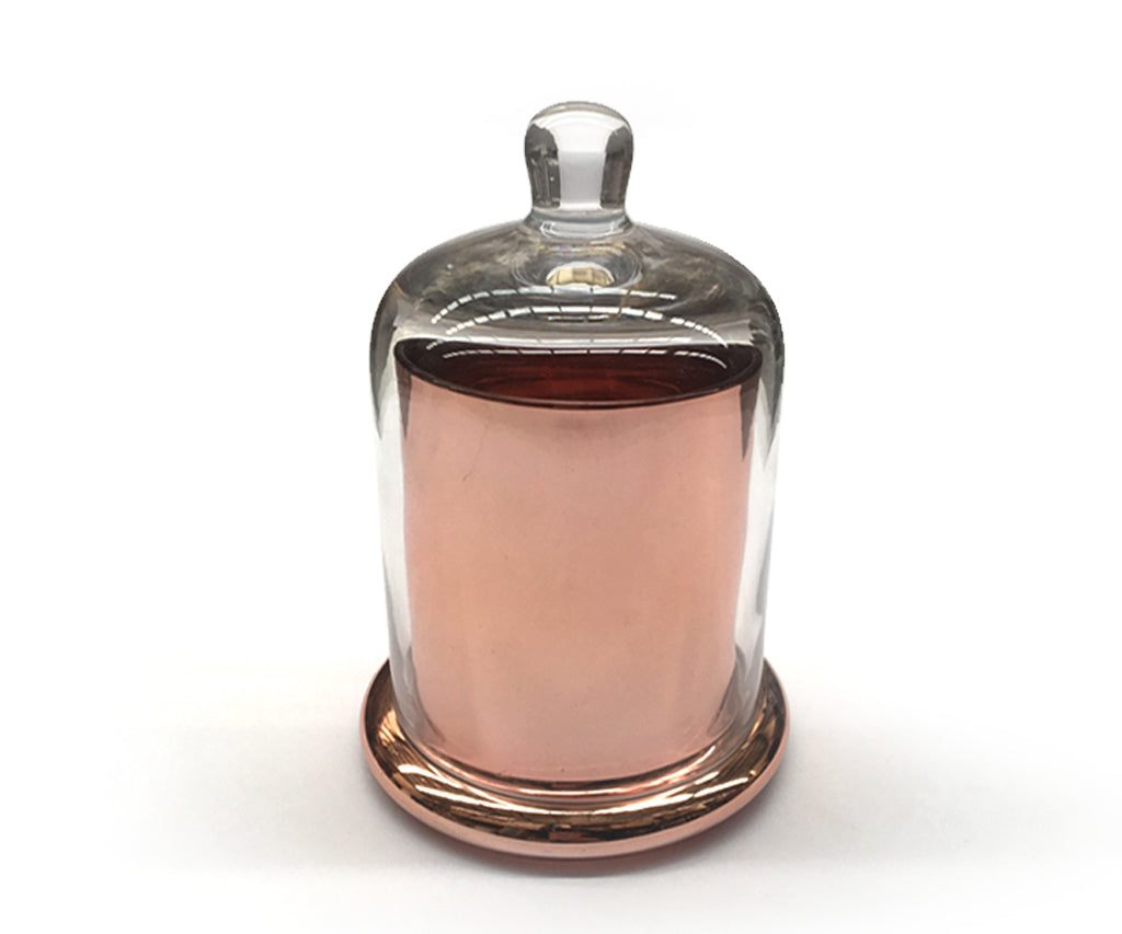 Suki Home Large Rose Gold Cloche Candle