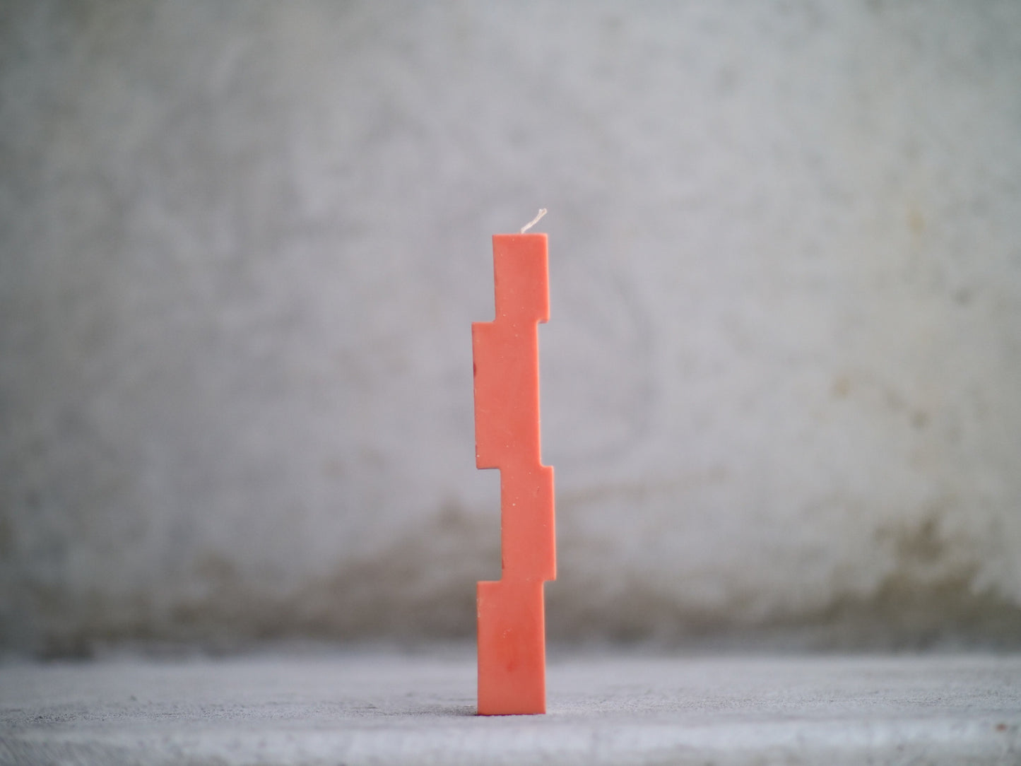 Suki Home The Block Pillar Candle in Orange