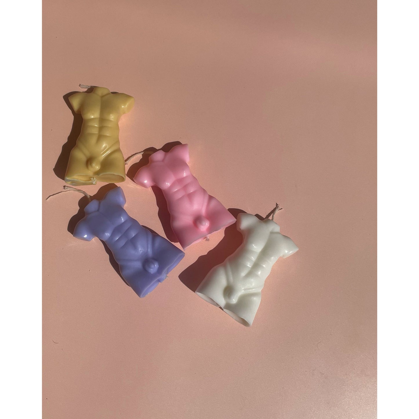 Suki Home The Male Torso Candle Multi Coloured