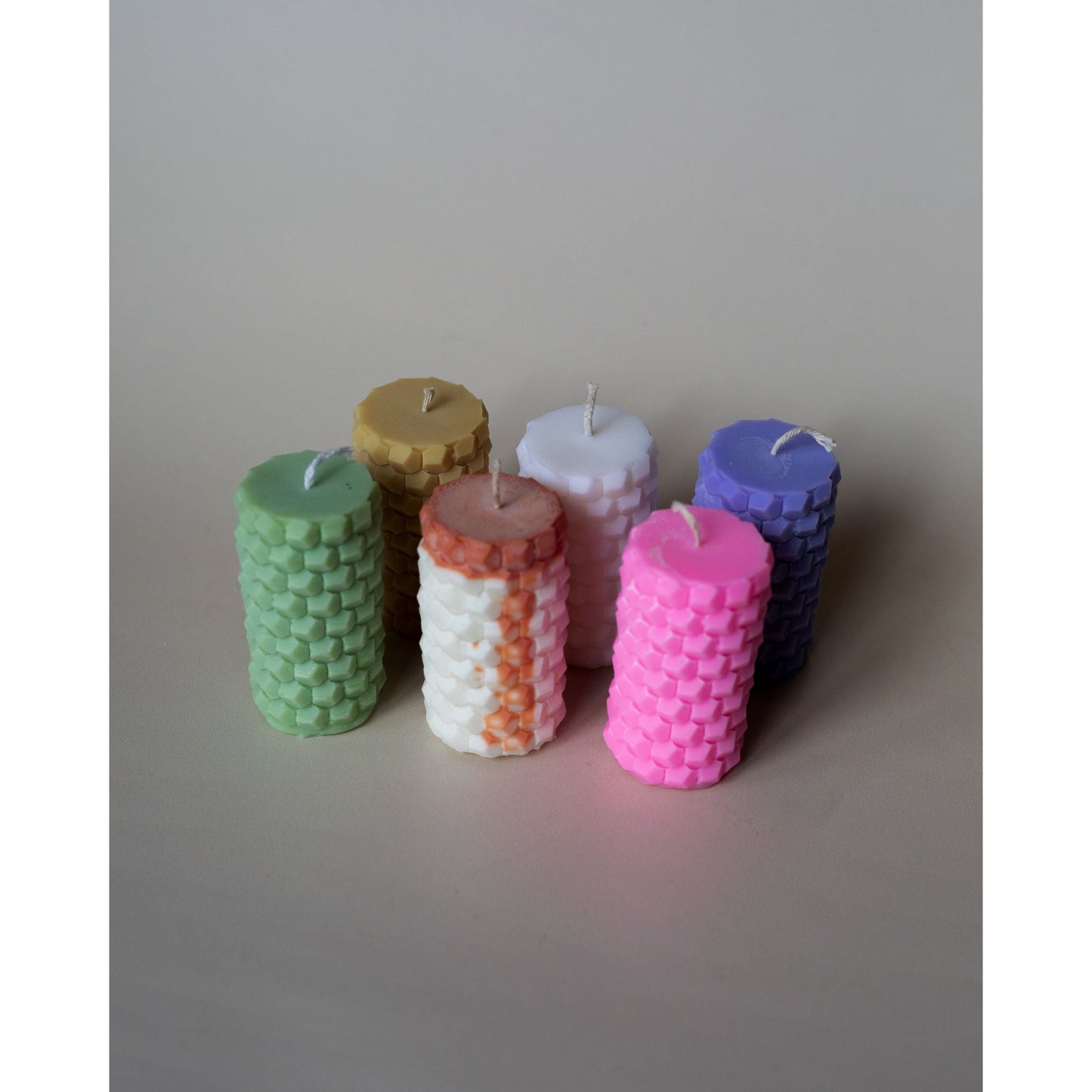 Suki Home The Snakeskin Pillar Candle Image 1