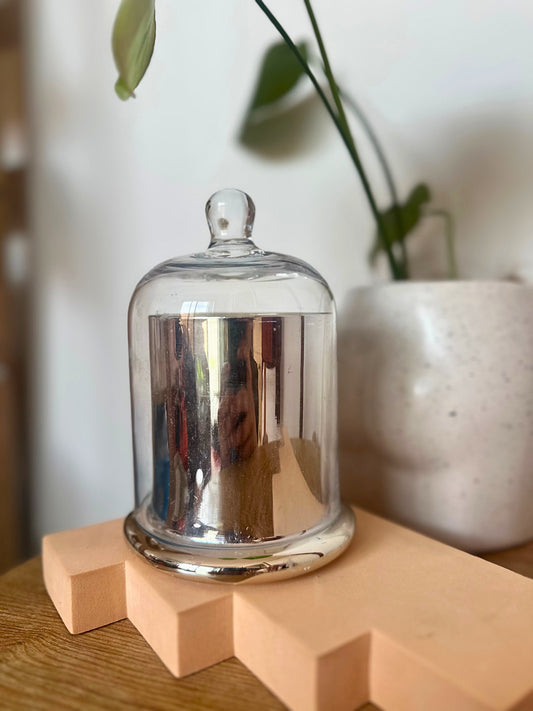 Suki Home The Cloche Candle Jar in Silver