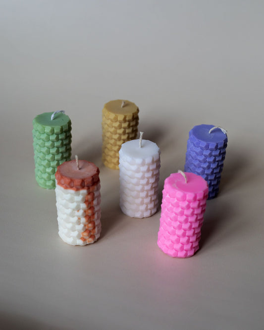Suki Home Snakeskin Pillar Candle