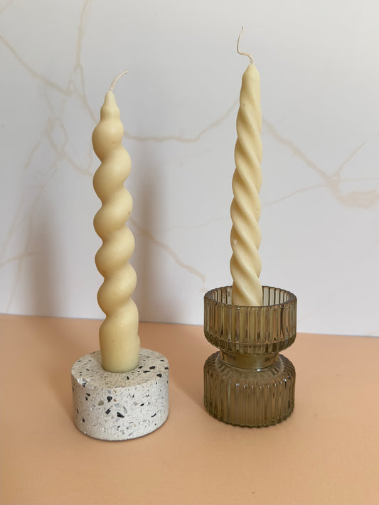 Suki Home Twist and Twirl Pillar Candle Combo