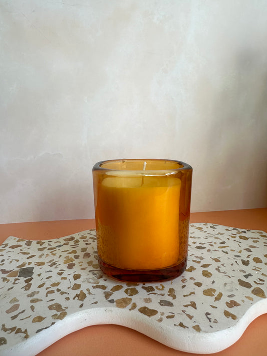 The Funky Candle Jar in Orange Image 1