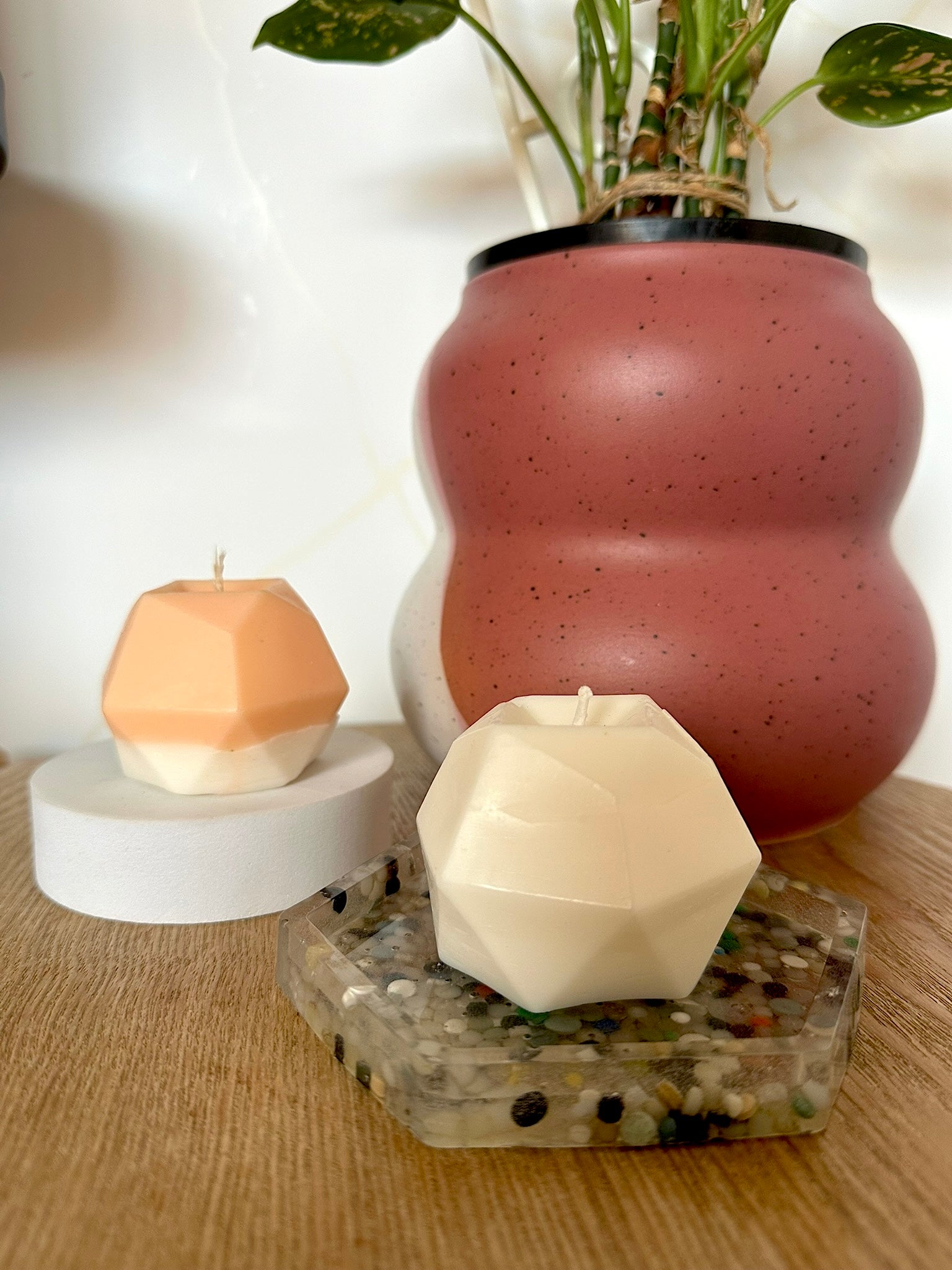 The Geo Candle from Suki Home Image 1