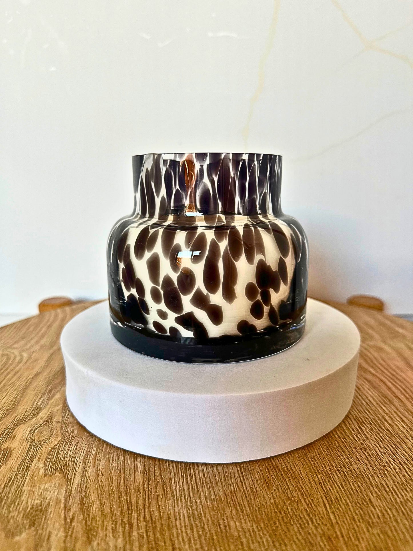 The Mushroom Candle Lamp in Black
