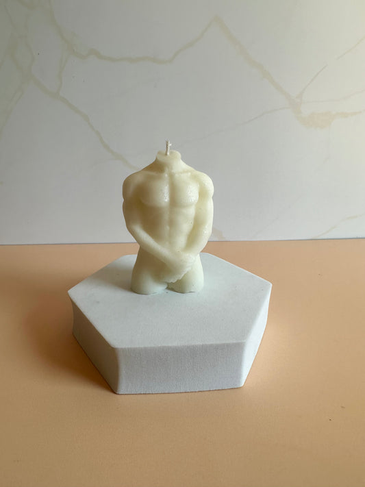 The Sculpted Man Candle