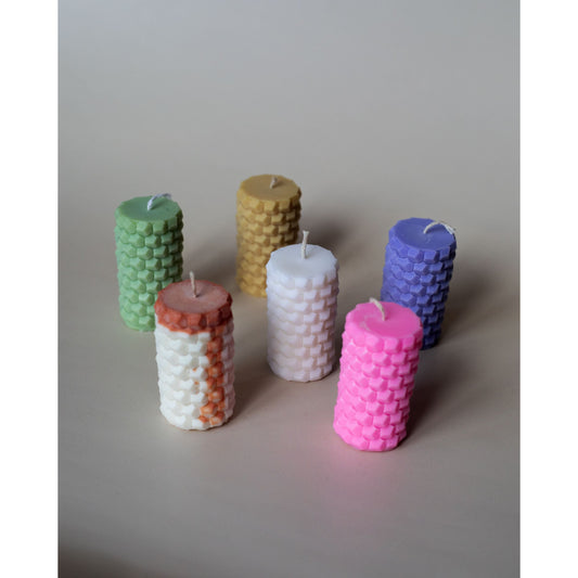Suki Home The Snakeskin Pillar Candle