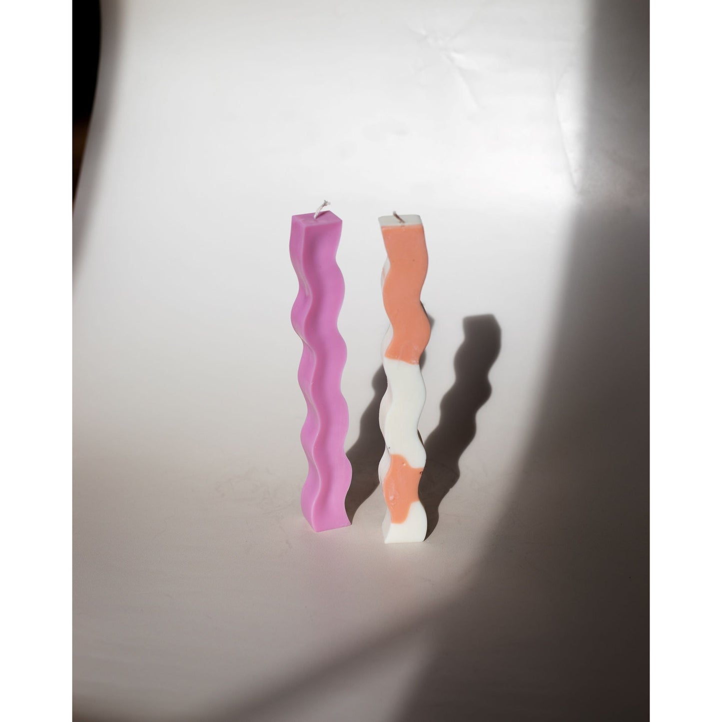 The Wavy Pillar Candle